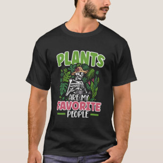 Camiseta Las plantas son mi gente favorita jardinero