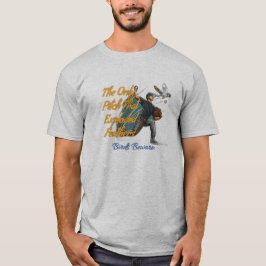 Camiseta Las plumas explotadas, el béisbol divertido