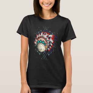 Camiseta Las plumas indígenas se dirigen a los nativos de l