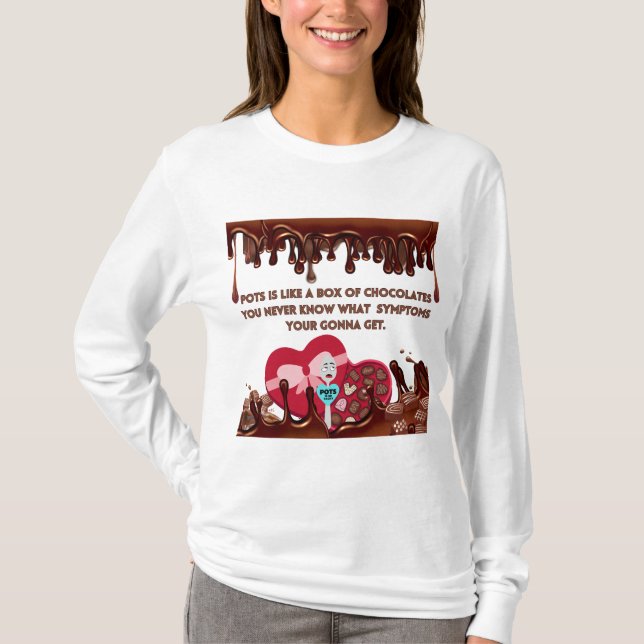 Camiseta Las Potas Son Como Una Caja De Chocolates (Anverso)