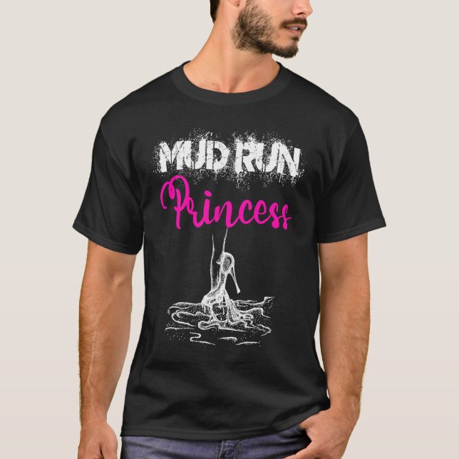 Camiseta Las princesas de barro corren el barro las mujeres (Anverso)