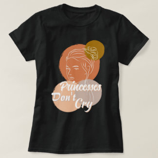 Camiseta las princesas no lloran letras Escribiendo camiset
