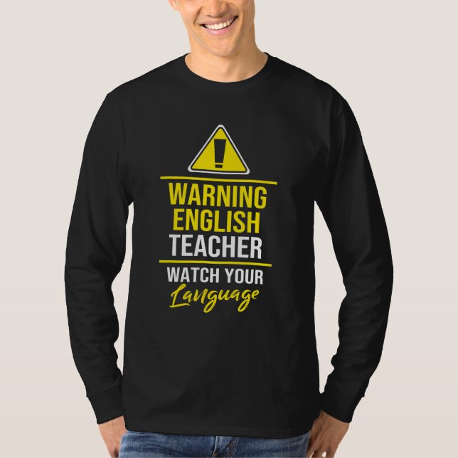 Camiseta Las profesoras de inglés de ESL cuidan tu idioma (Anverso)