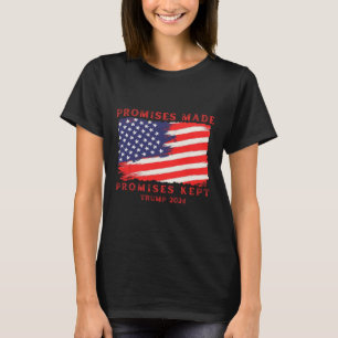 Camiseta Las promesas hechas mantuvieron el voto de Trump 2