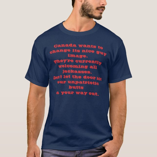 Camiseta Las puertas abiertas de Canadá (Anverso)