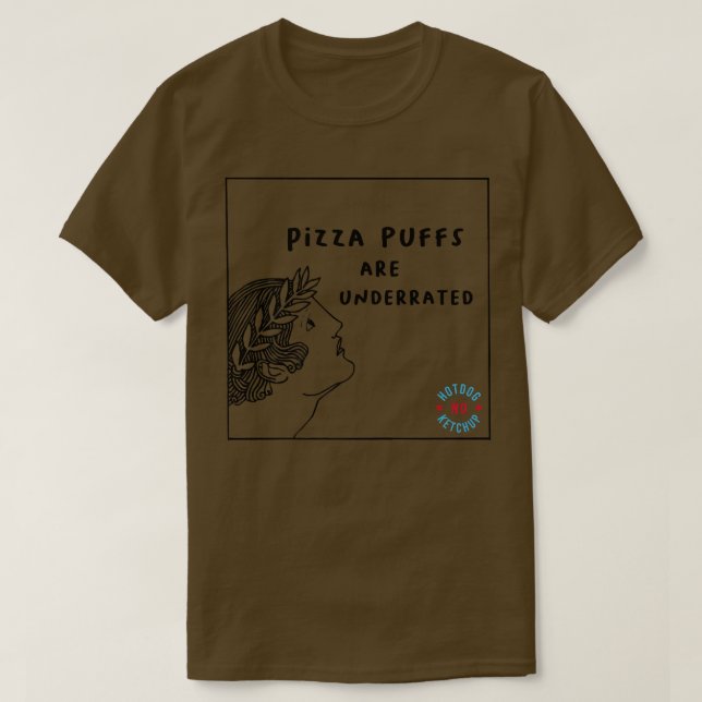 Camiseta Las Puffs De Pizza No Están Calificadas (Diseño del anverso)