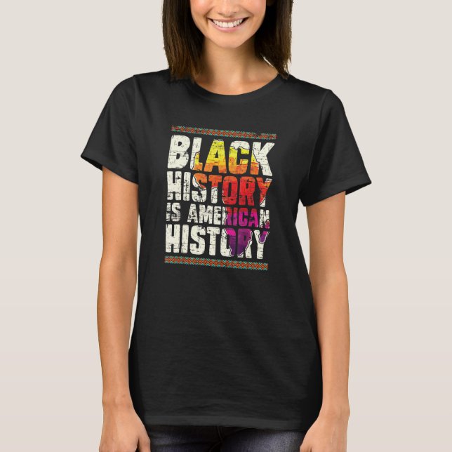 Camiseta Las raíces africanas enorgullecen a los norteameri (Anverso)