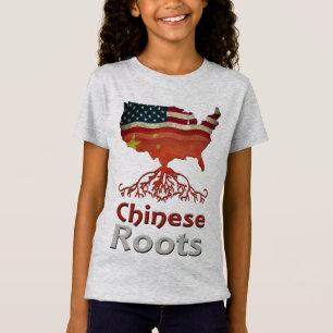 Camiseta Las raíces americanas chinas