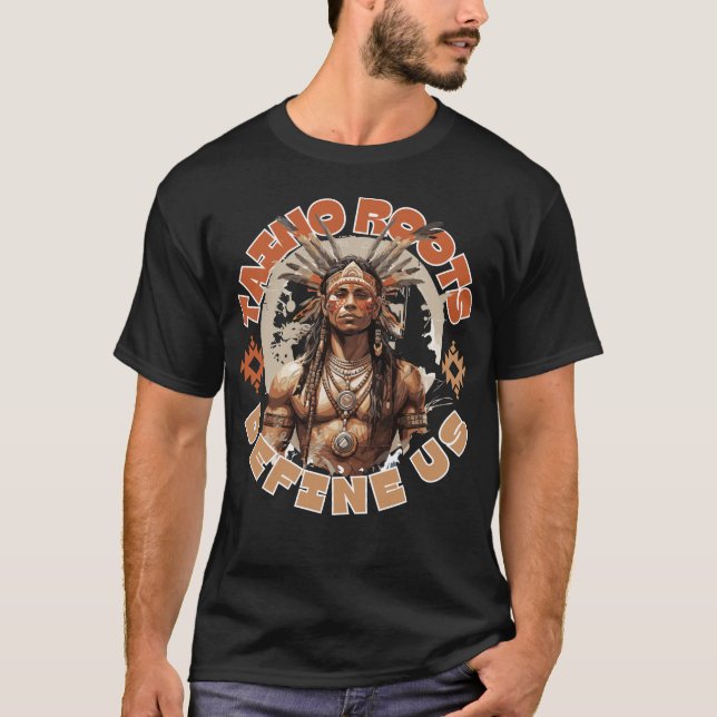 Camiseta Las Raíces De Taino Nos Definen (Anverso)