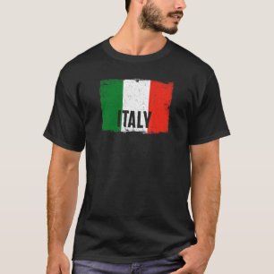 Camiseta Las raíces del patrimonio italiano de la bandera i