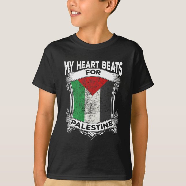 Camiseta Las raíces palestinas de la paz en Gaza (Anverso)