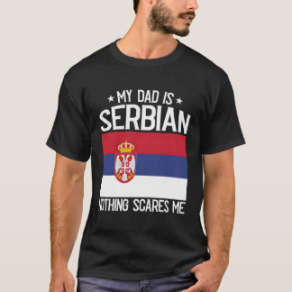 Camiseta Las raíces serbias de la herencia serbia