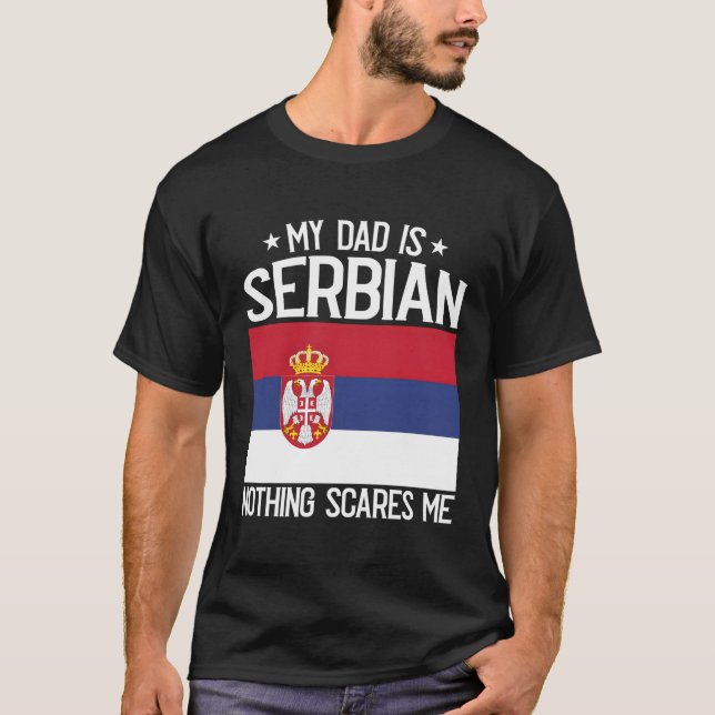 Camiseta Las raíces serbias de la herencia serbia (Anverso)
