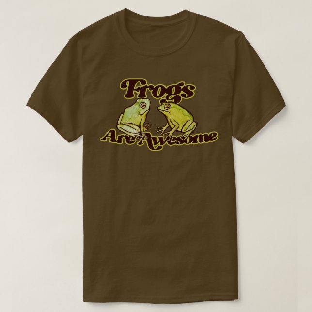 Camiseta Las ranas son increíbles (Diseño del anverso)