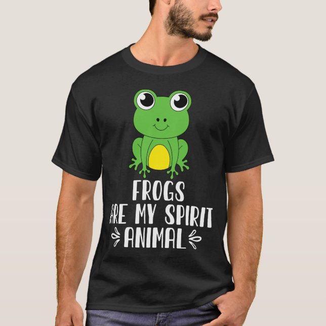 Camiseta Las ranas son mi animal espiritual (Anverso)