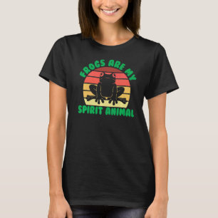 Camiseta Las ranas son mi animal espiritual que tomé a la r