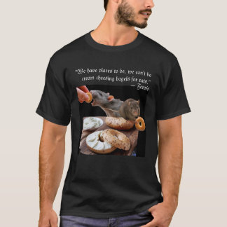 Camiseta las ratas aman bagels