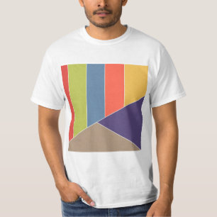 Camiseta Las rayas MOSAIC triángulos coloreados I + tus ide