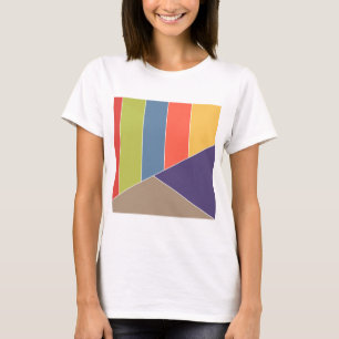 Camiseta Las rayas MOSAIC triángulos coloreados I + tus ide