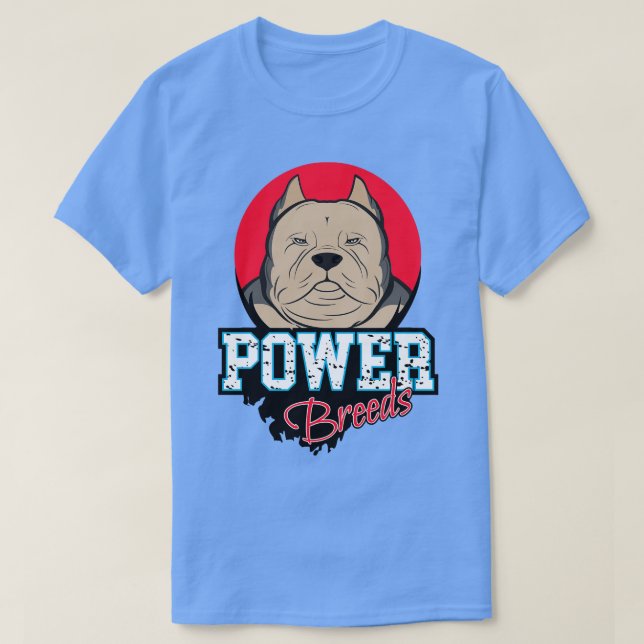 Camiseta Las razas de energía de Bully Fawn en Estados Unid (Diseño del anverso)