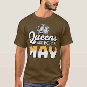 Camiseta Las Reales Queens nacen el regalo de cumpleaños 2