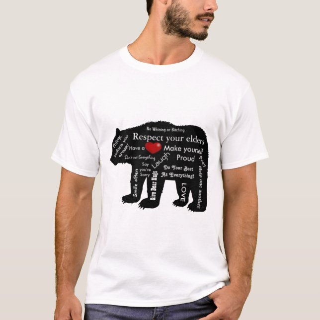 Camiseta Las reglas de papá (Anverso)