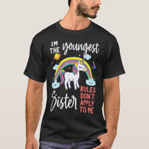 Camiseta Las reglas más jóvenes de la hermana no se aplican