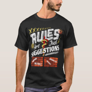 Camiseta Las reglas son sólo sugerencias