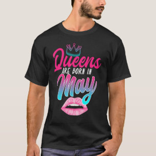 Camiseta Las Reinas De Cumpleaños De Taurus Gemini Nacieron