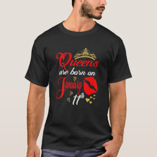 Camiseta Las Reinas Nacen El 11 De Enero De Capricorn B