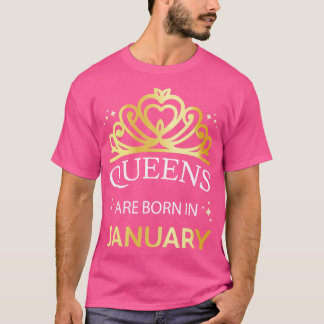 Camiseta Las Reinas Nacen En Enero I