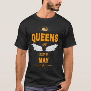 Camiseta Las reinas nacen en mayo