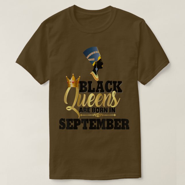 Camiseta Las Reinas Nacidas Septiembre Mujeres Neferti (Diseño del anverso)