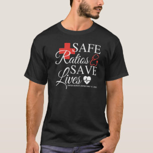Camiseta Las relaciones seguras salvan vidas Las enfermeras