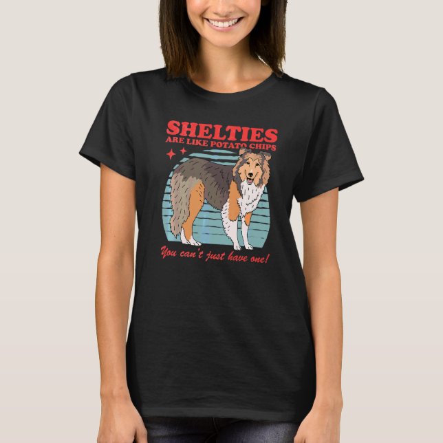 Camiseta Las Repisas Son Como El Propietario De Perros Shet (Anverso)