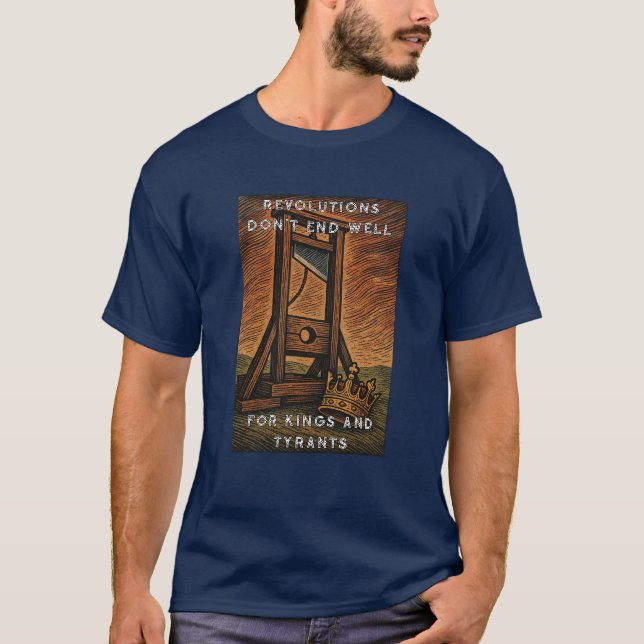 Camiseta Las revoluciones no terminan bien (Anverso)