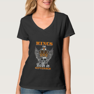 Camiseta Las Reyes Mujeres Nacen En Septiembre En La Lémina