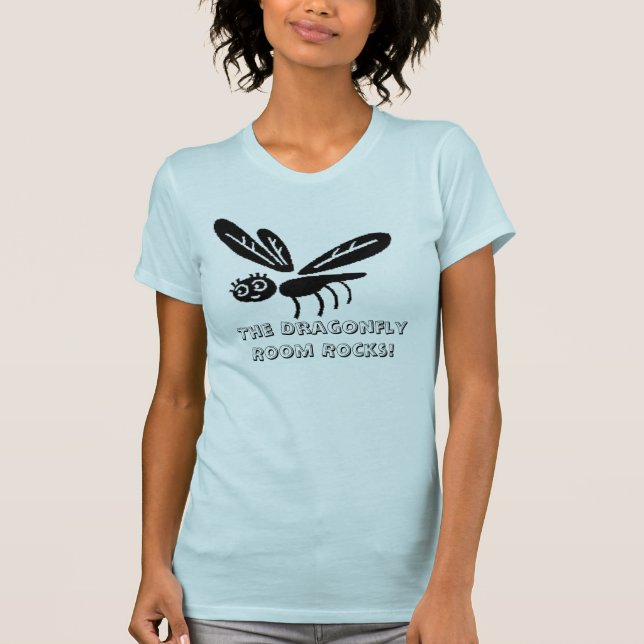 Camiseta ¡Las rocas del sitio de la libélula! (Anverso)