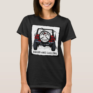 Camiseta ¡Las rocas están llamando, es hora de irse! Rockho