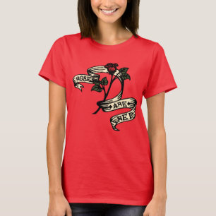 Camiseta "Las rosas son rojas"  Impresionante cami
