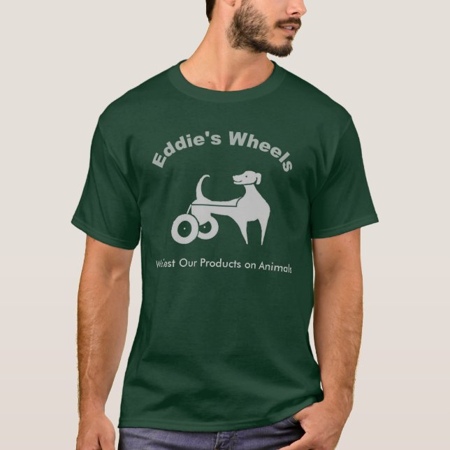Camiseta Las ruedas de Eddie oscuras (Anverso)
