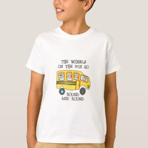CAMISETA LAS RUEDAS EN EL AUTOBÚS