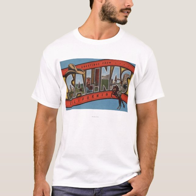 Camiseta Las salinas, California - escenas grandes de la (Anverso)