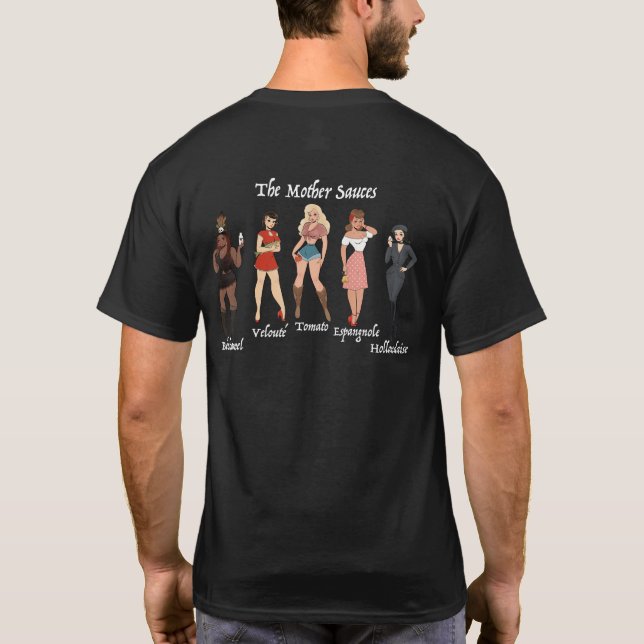 Camiseta Las Salsas Maternas Colorizadas (Reverso)
