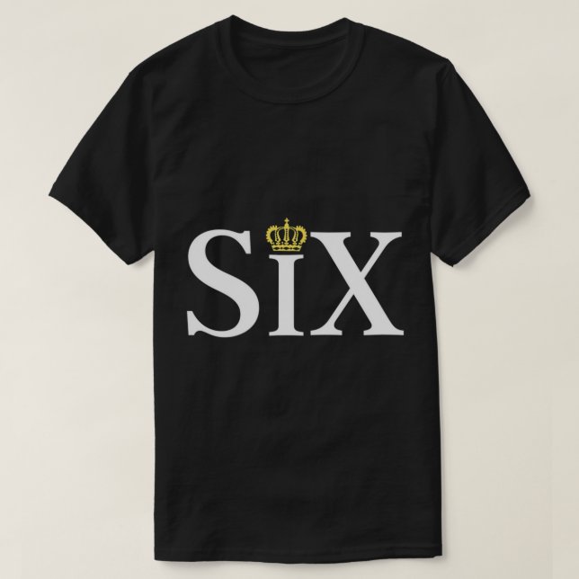 Camiseta Las seis esposas de Enrique VIII, seis el regalo m (Diseño del anverso)