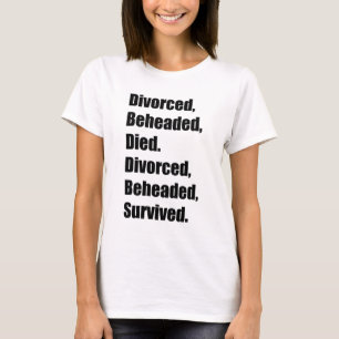 Camiseta Las seis esposas del Enrique VIII
