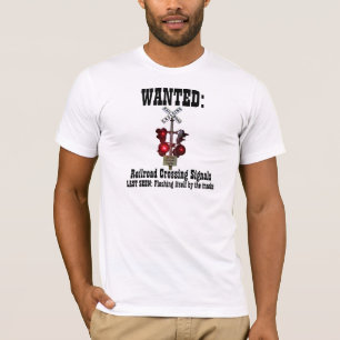 Camiseta Las señales de travesía de ferrocarril quisieron