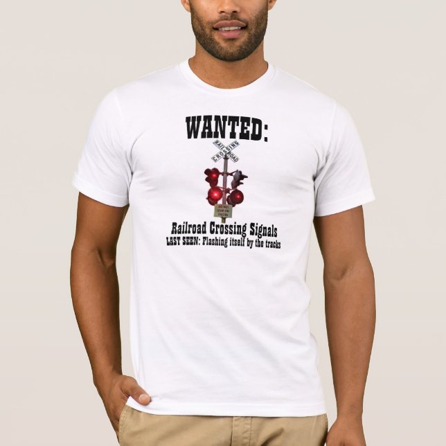 Camiseta Las señales de travesía de ferrocarril quisieron (Anverso)