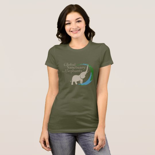 Camiseta Las señoras cabidas juntan con te con el logotipo