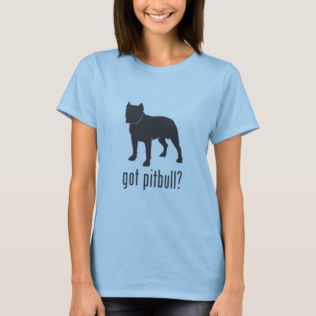 Camiseta ¿Las señoras consiguieron el pitbull? (Anverso)